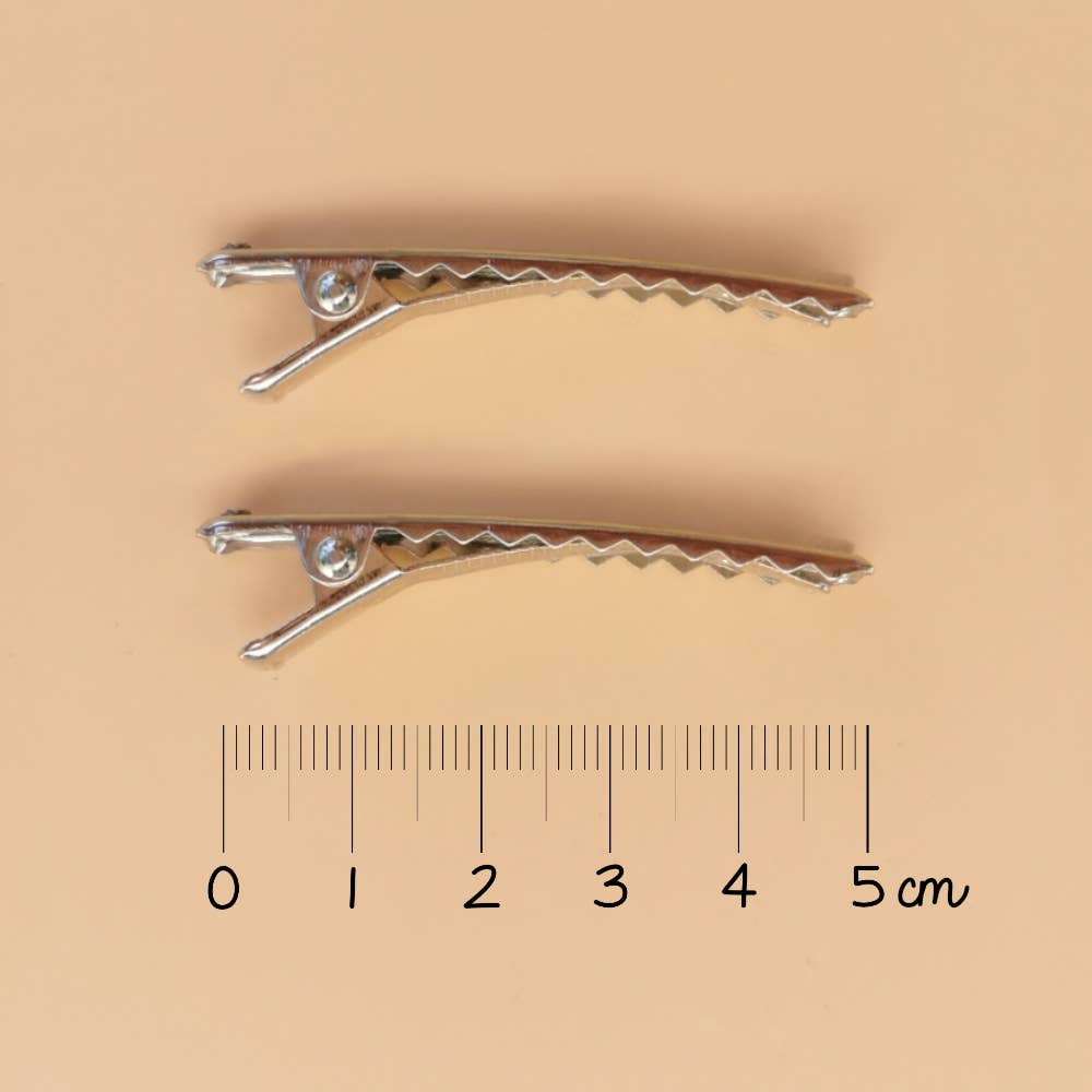 Clip per maschere - glitter dorati