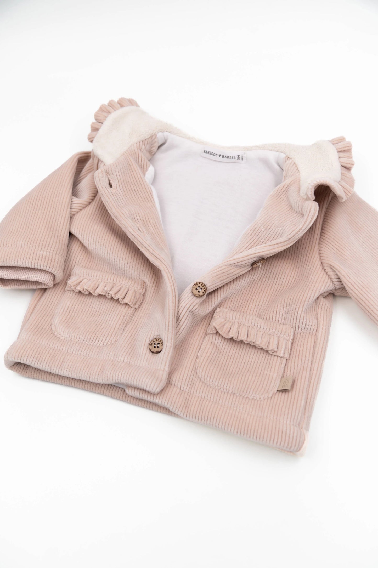 1034 Giacca Curderoy collo teddy