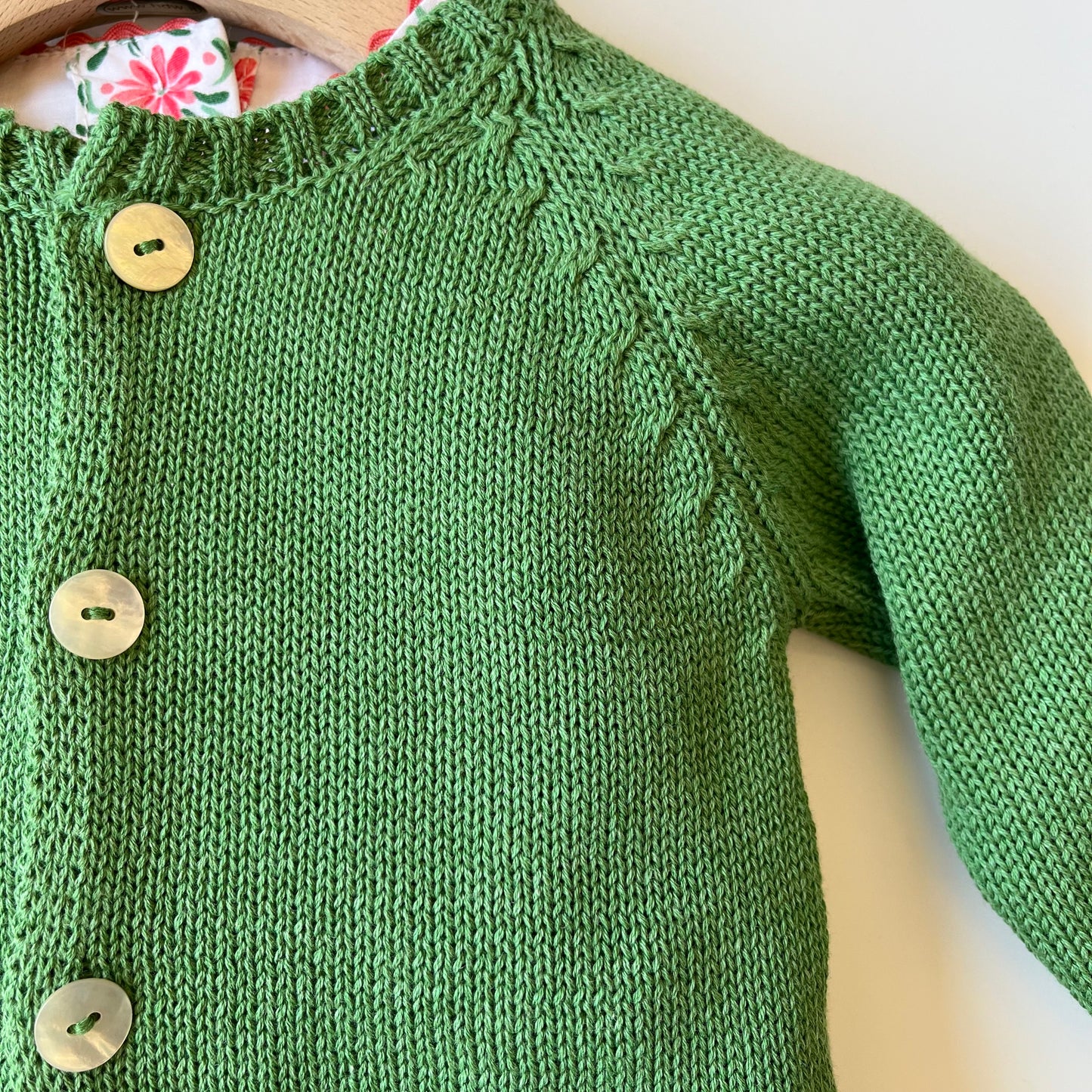 Cardigan in filo