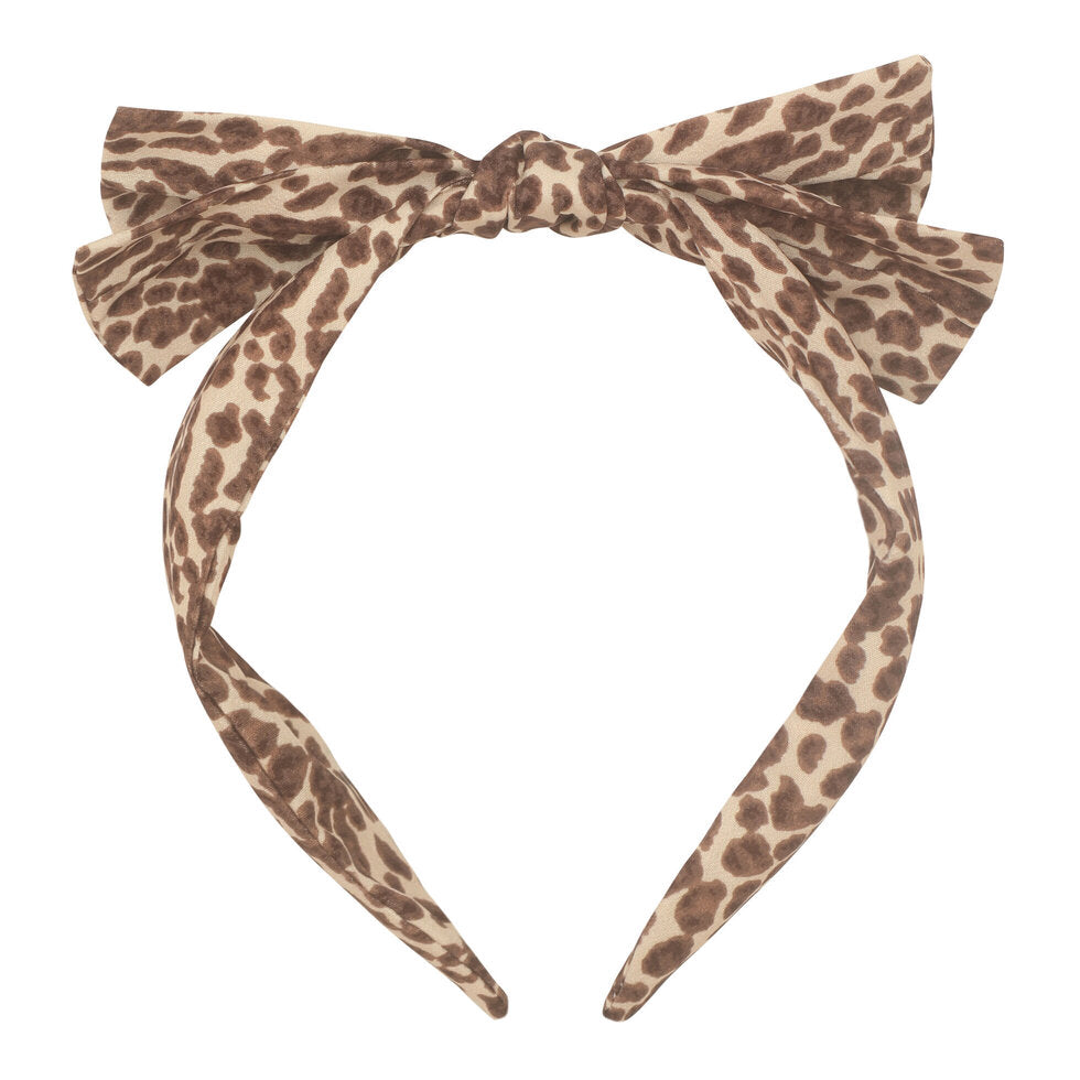 LEOPARD EDIE BOW ALICE brown