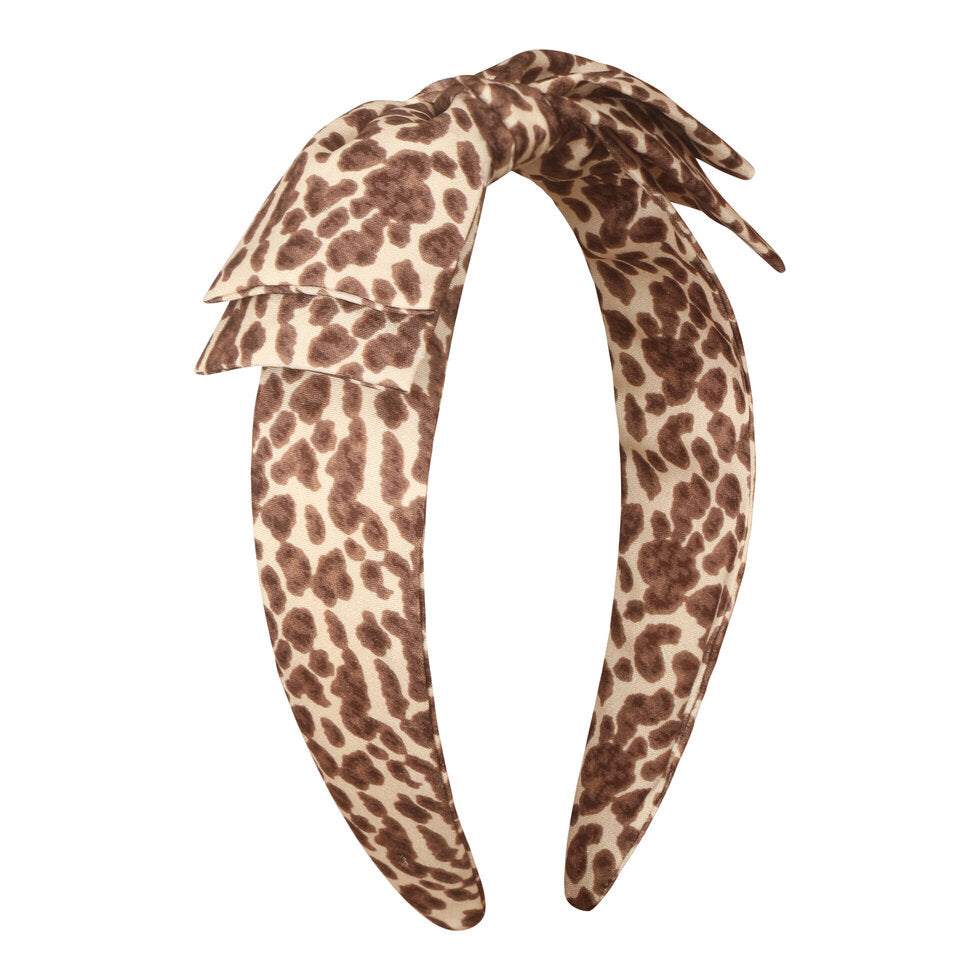 LEOPARD EDIE BOW ALICE brown