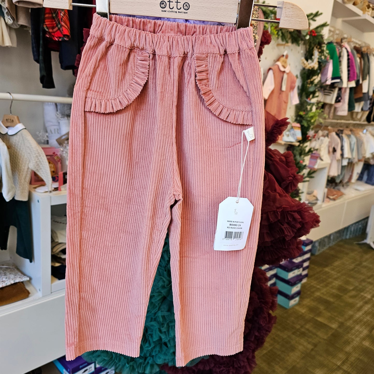 Pantalone rosa e blue