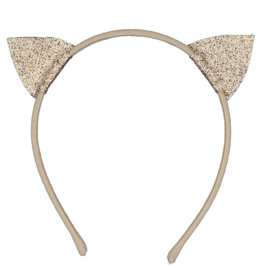 Cerchietto per capelli a forma di gatto - Oro