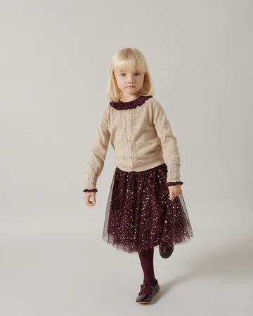 TILLIE COTTON RAYON KNIT GLITTER
