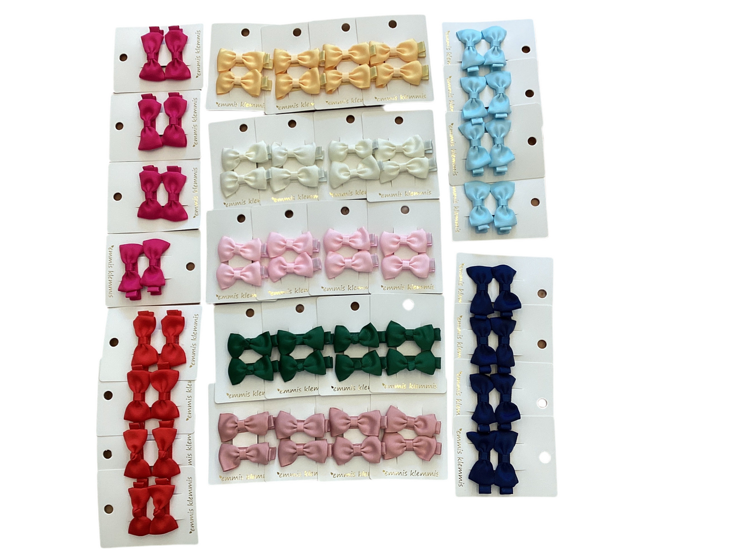 Clip mini fiocco gros grain Emmis klemmis