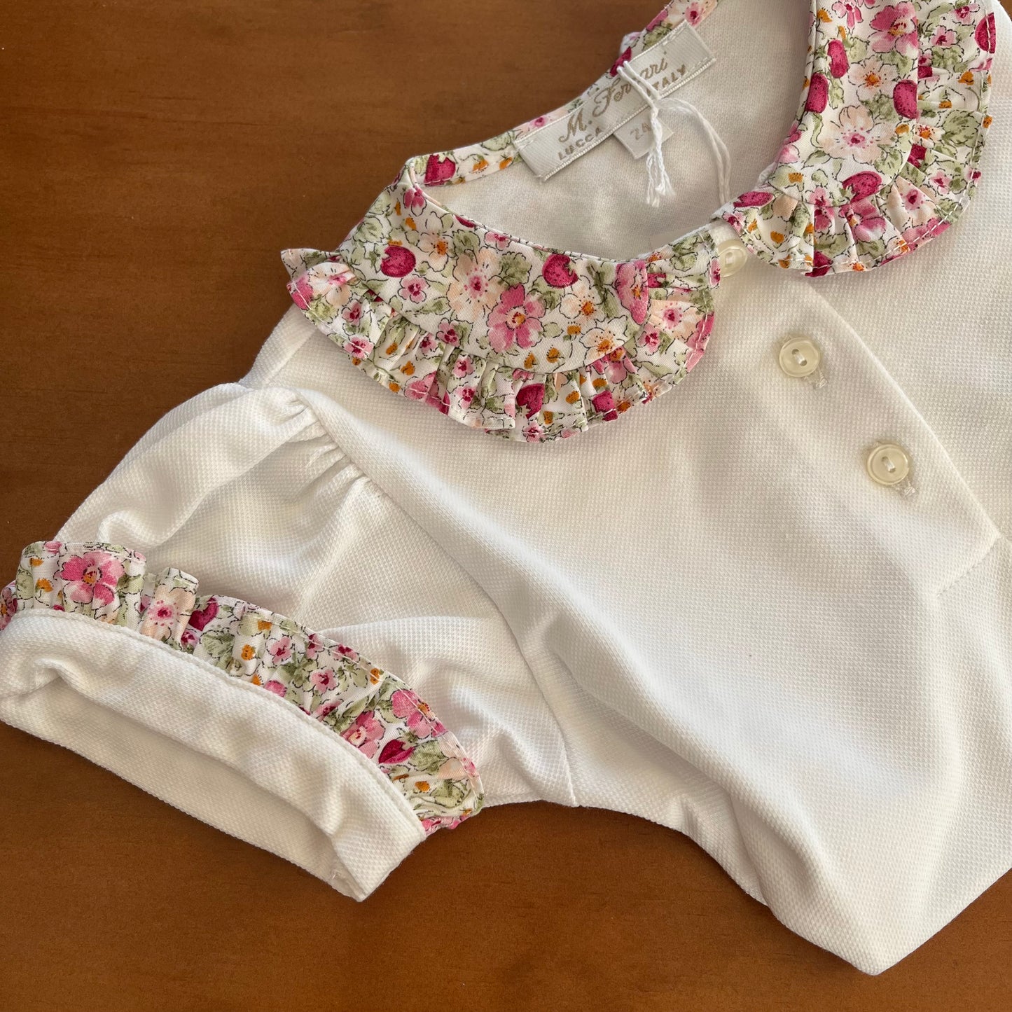 🌸SS26 Polo collo volant liberty M. Ferrari CAR16
