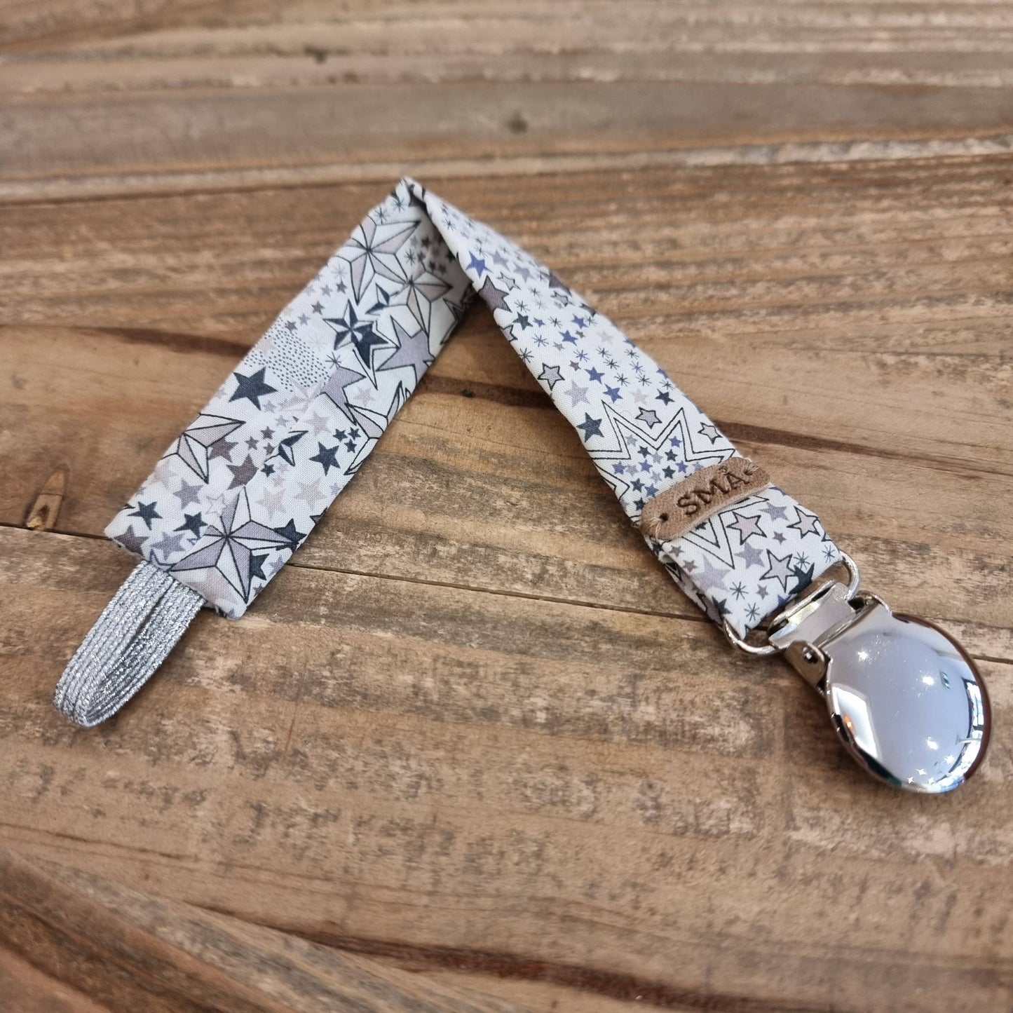 Confezione regalo Liberty - bavaglino e clip per ciuccio