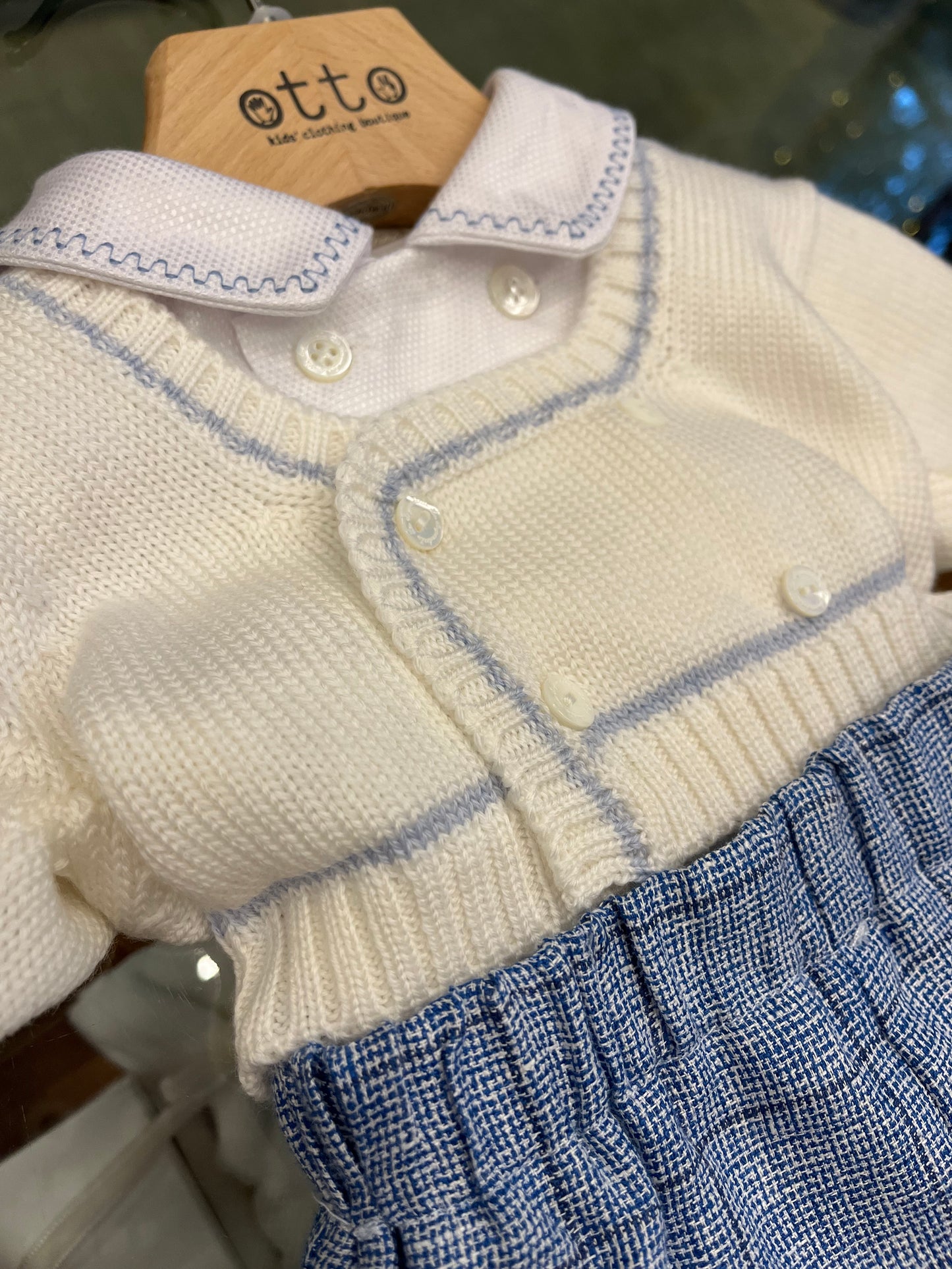 Set camicia doppiopetto e bermuda 1CBCT11.Z29 La Stupenderia✅
