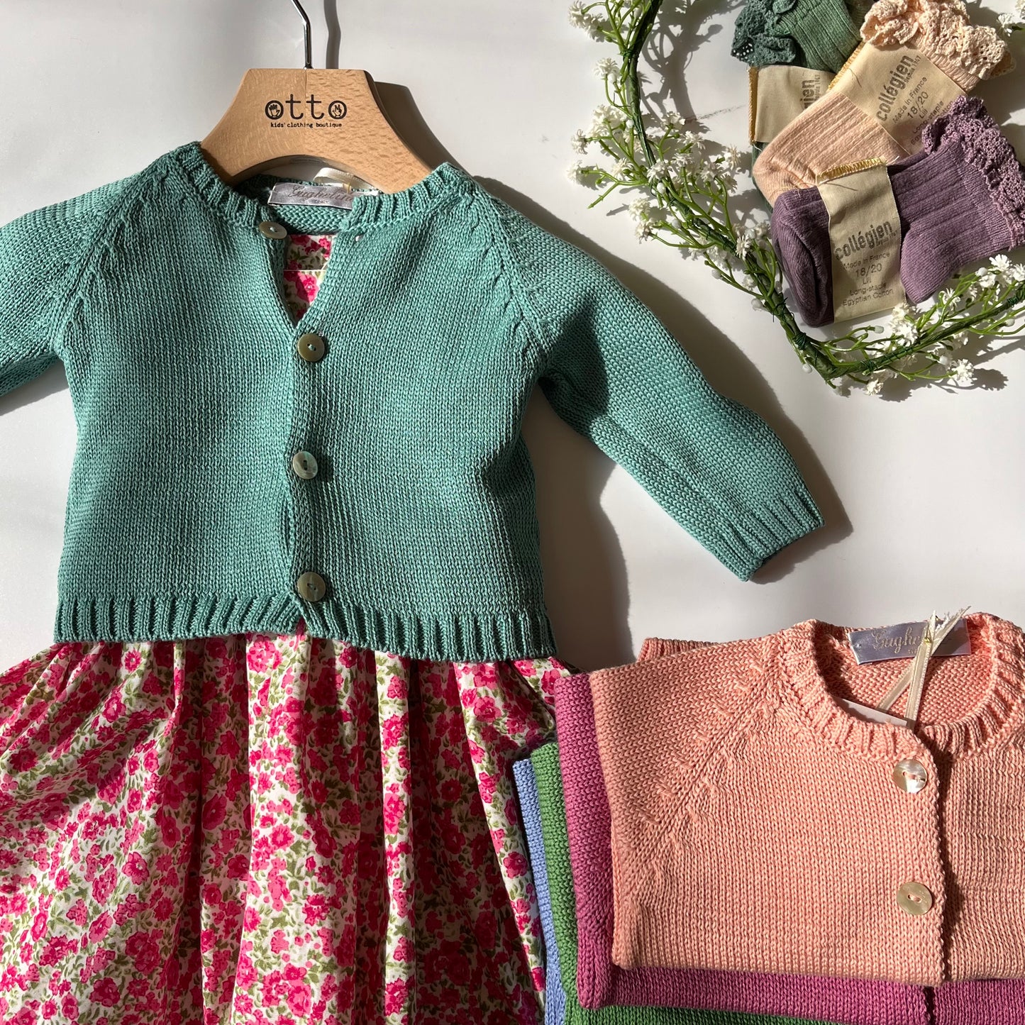 Cardigan in filo
