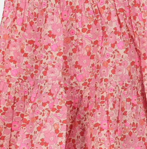 Vestitino rouches Liberty Pesciolino Rosso