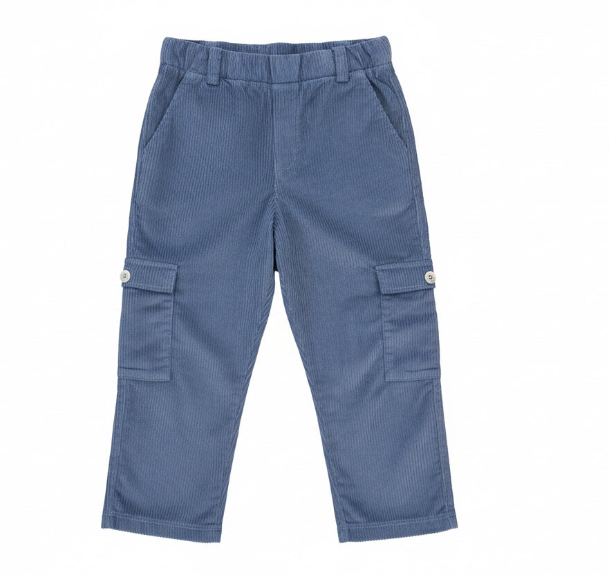 C62249 pantalone cargo in velluto✅