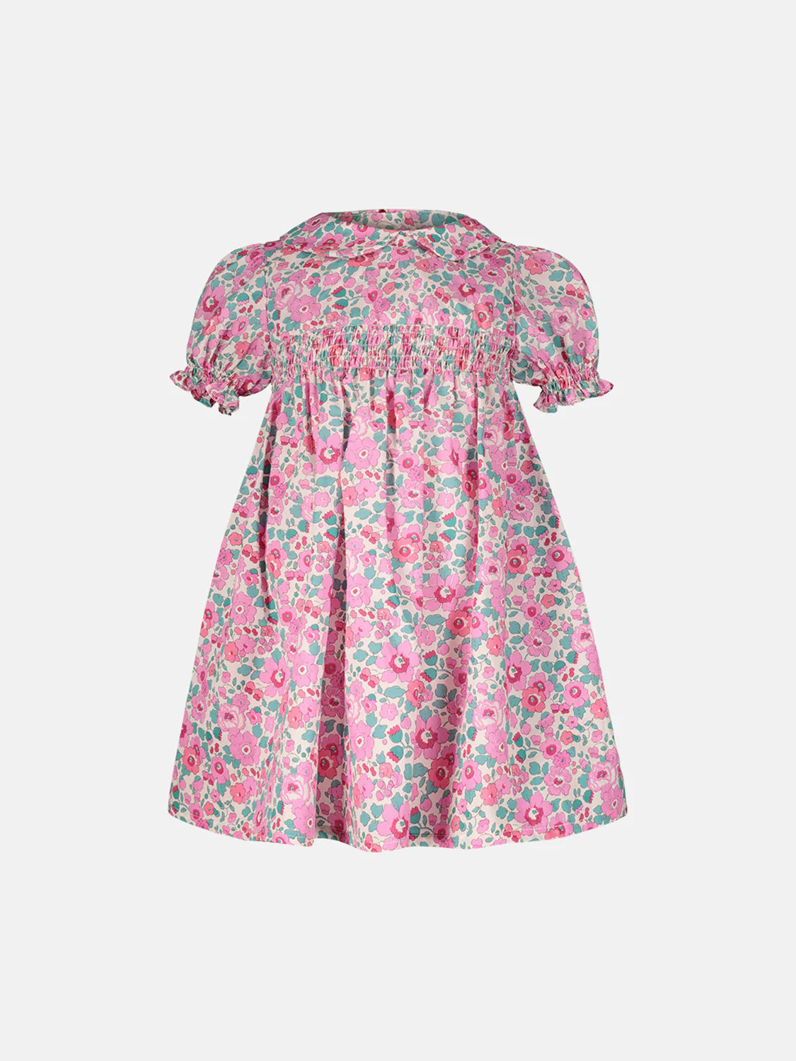 Vestitino P. Smock Liberty Pesciolino Rosso