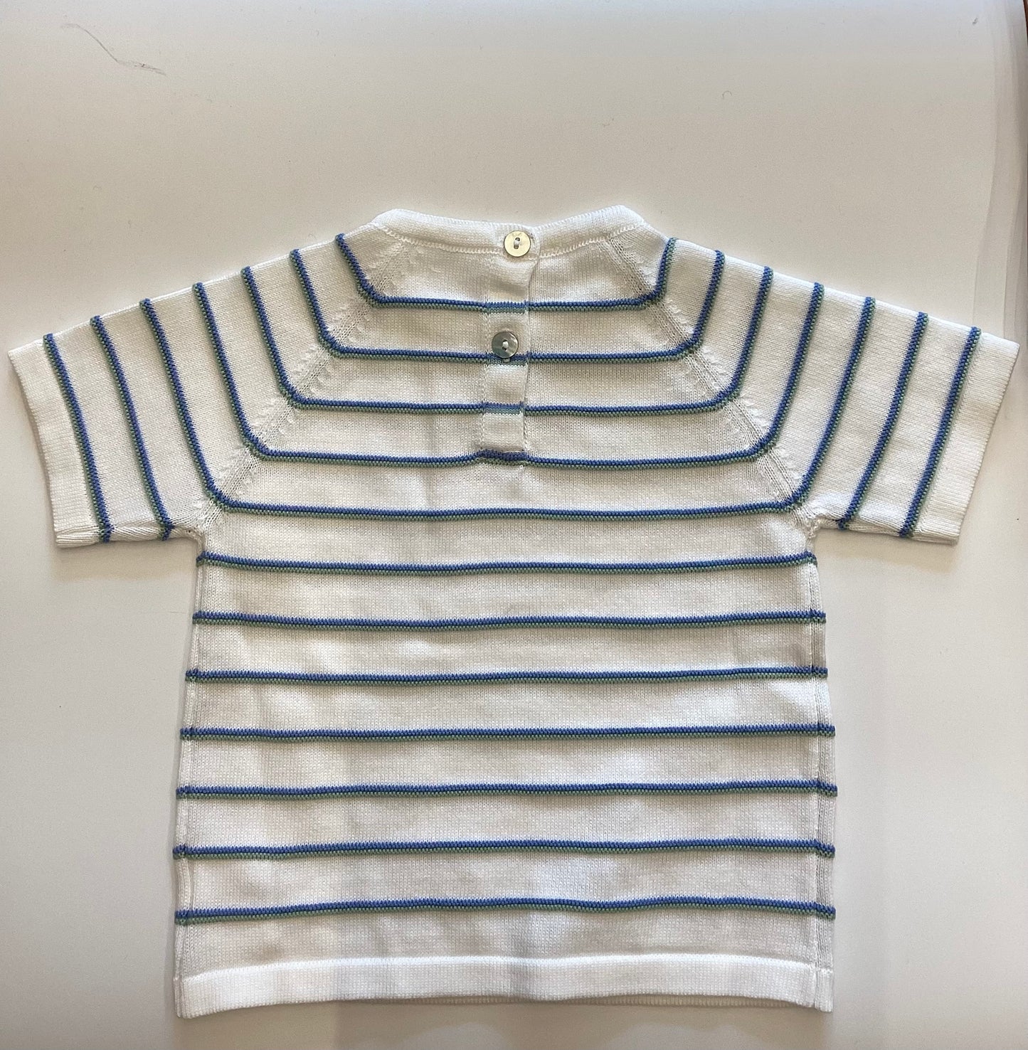 Maglia a Maniche Corte a Righe