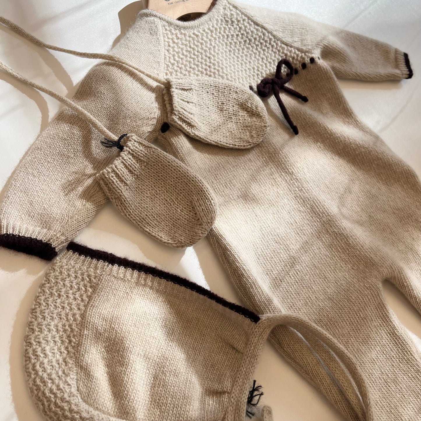 Set neonato cashmere 3pz LT1N00045 La Titta