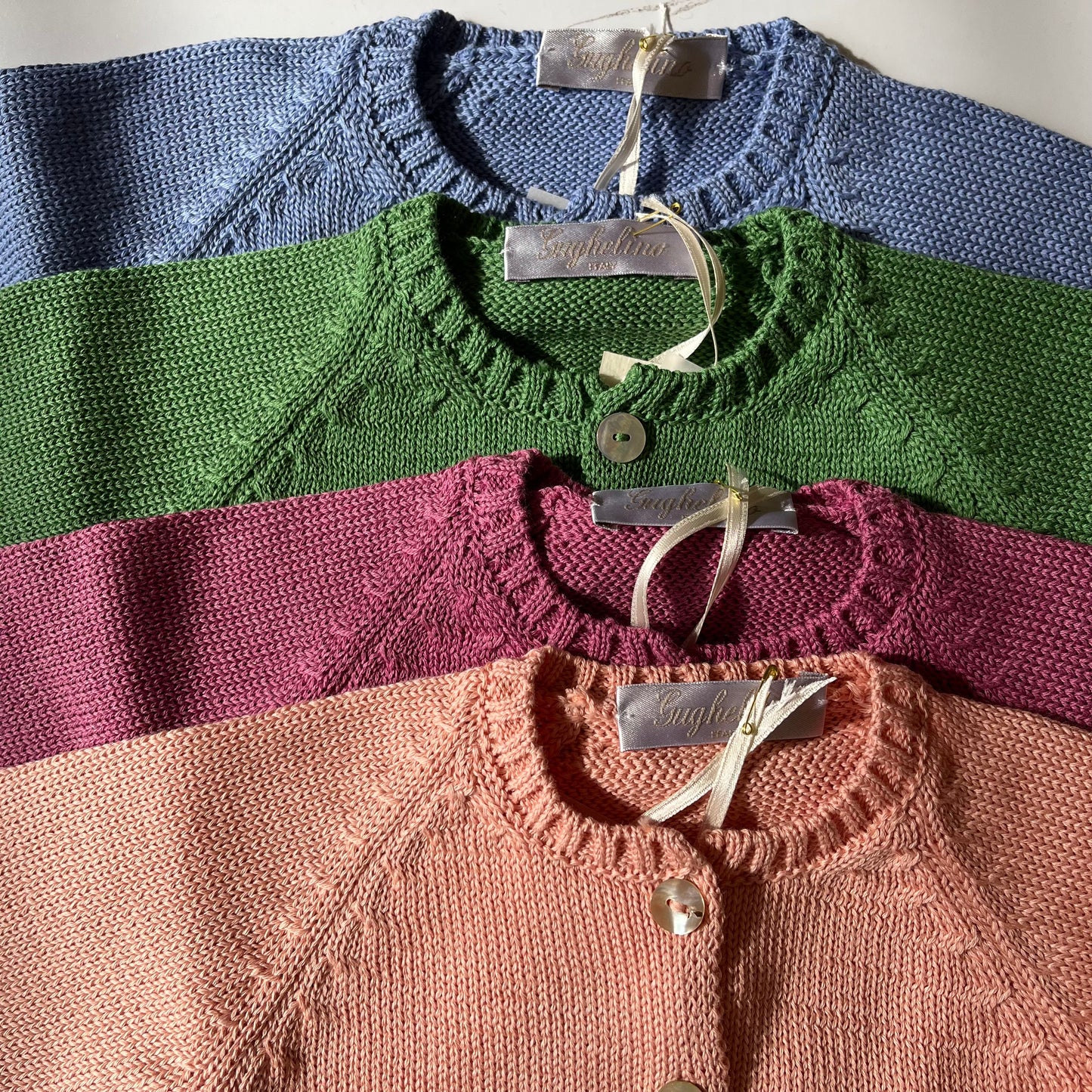 Cardigan in filo