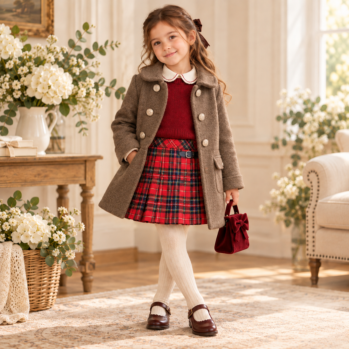 SKIRT TARTAN 60916✅