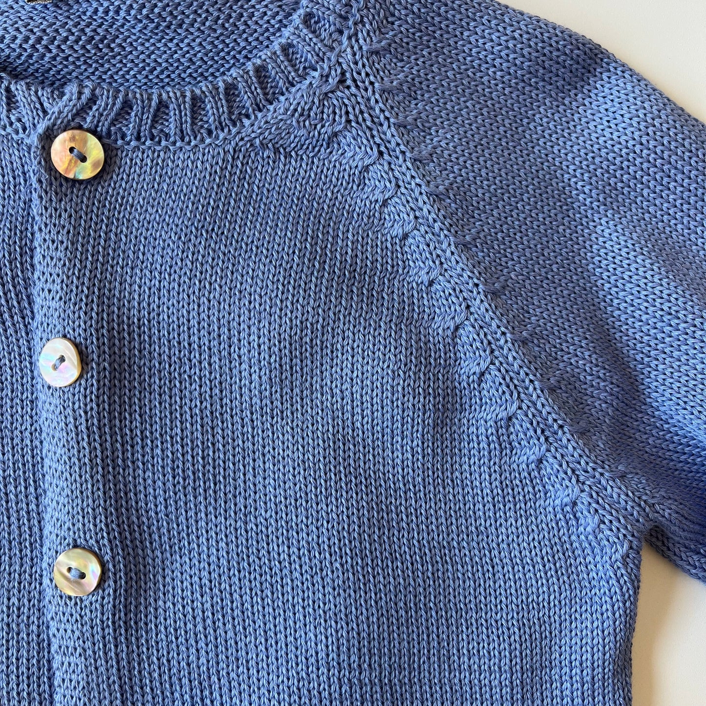Cardigan in filo