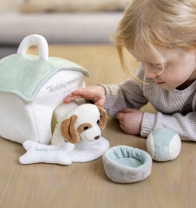 Set Gioco Morbido per Bambini - Teddy House con Animali in Peluche ANIMAL HOUSE