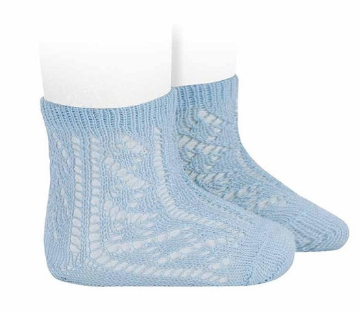 ๐SS26 3501-4 Calze Corto in cotone 100% traforate. - Condor