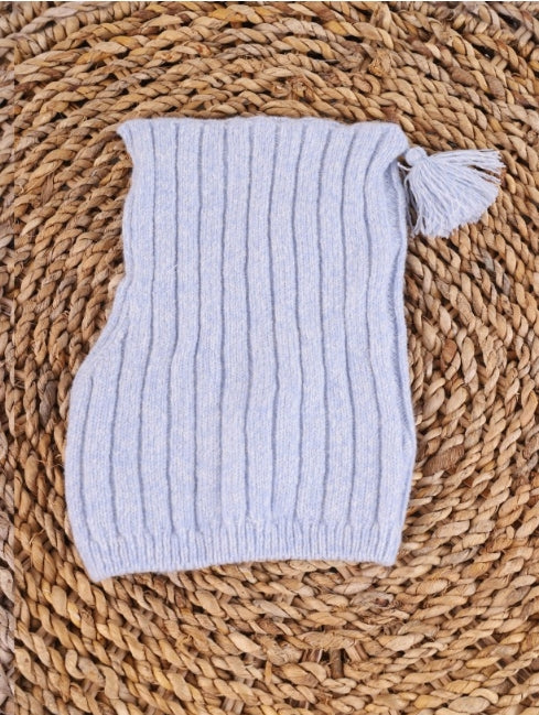 Balaclava knitted in merino wool I25.04307A I25.11307C