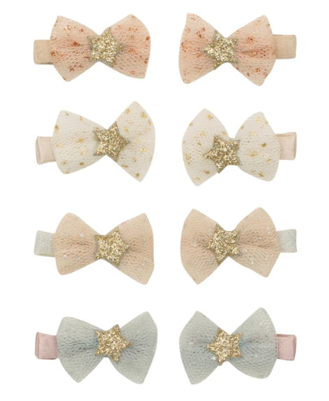TUTU BOW MINI CLIPS