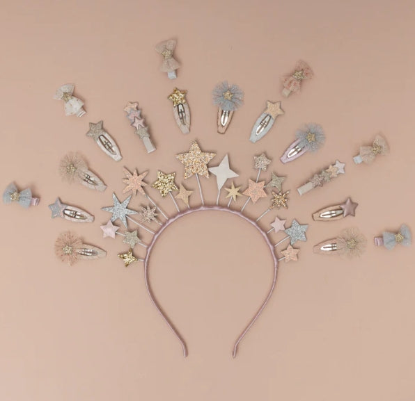 TUTU BOW MINI CLIPS