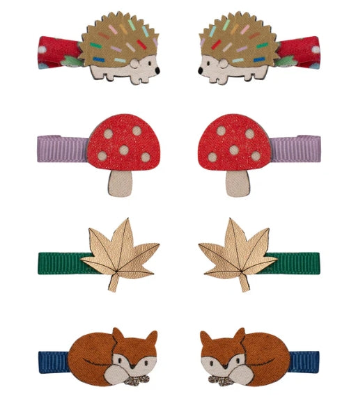 Autumn woodland mini clips