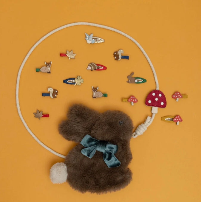 🎀 AI26/27 Woodland pals mini hair clips M.L