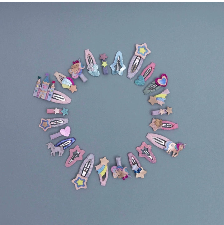 🎀 AI26/27 Rainbow castle hair clips M.L