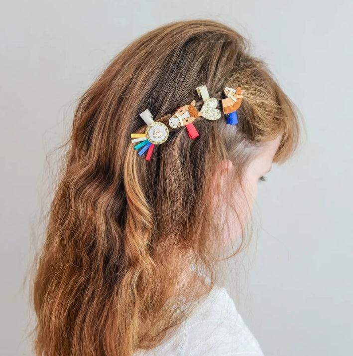 🎀 AI26/27 Show pony salon hair clips M.L