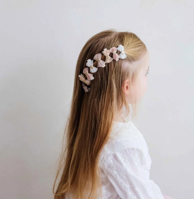 🎀 AI26/27 Tutu bow salon hair clips M.L