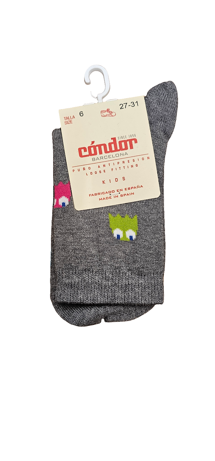 3957 - 4 Calza corta fantasmi