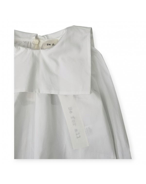 AW Blusa Bambina Bianca con Colletto Ampio CAMICIA DEGAS