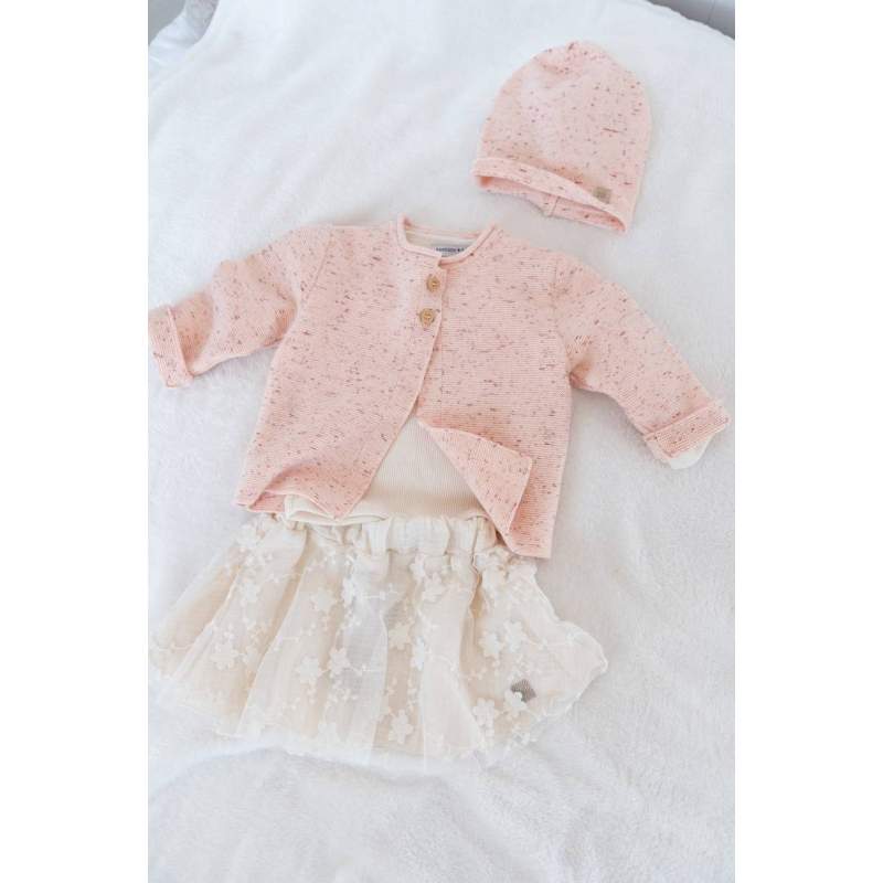 Cardigan Girl - Water Pink