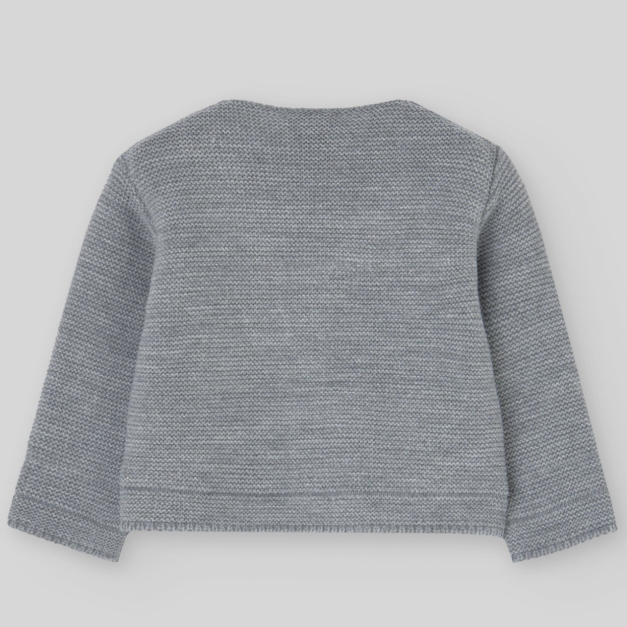 Cardigan neonato in maglia di lana pregiata