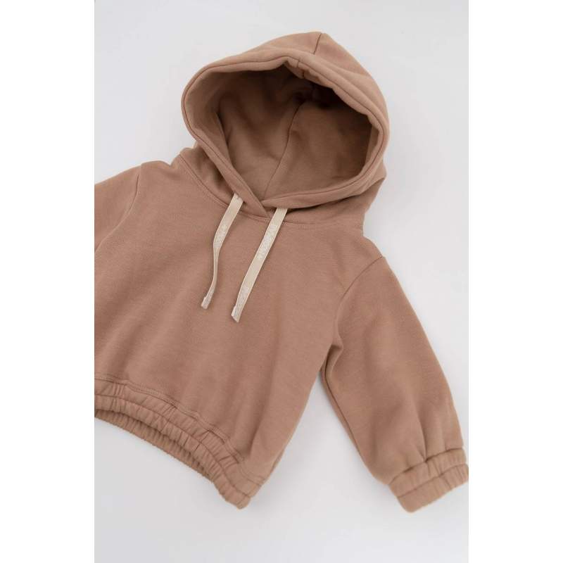 Maglia con Cappuccio - Camel