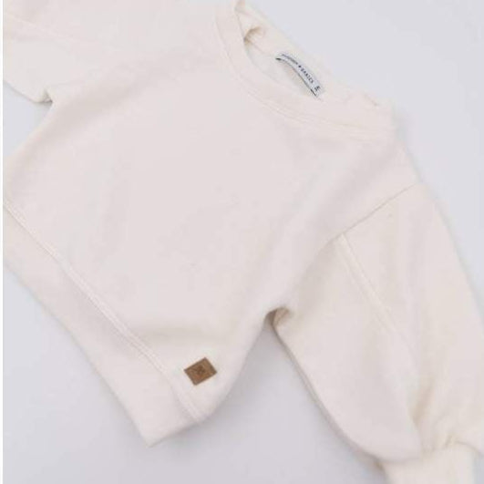 Maglia Tuta Off - shoulder Bimba - Offwhite