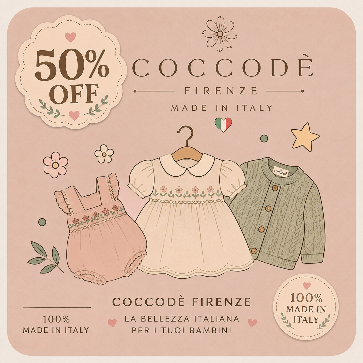 Coccodè Firenze 50% OFF