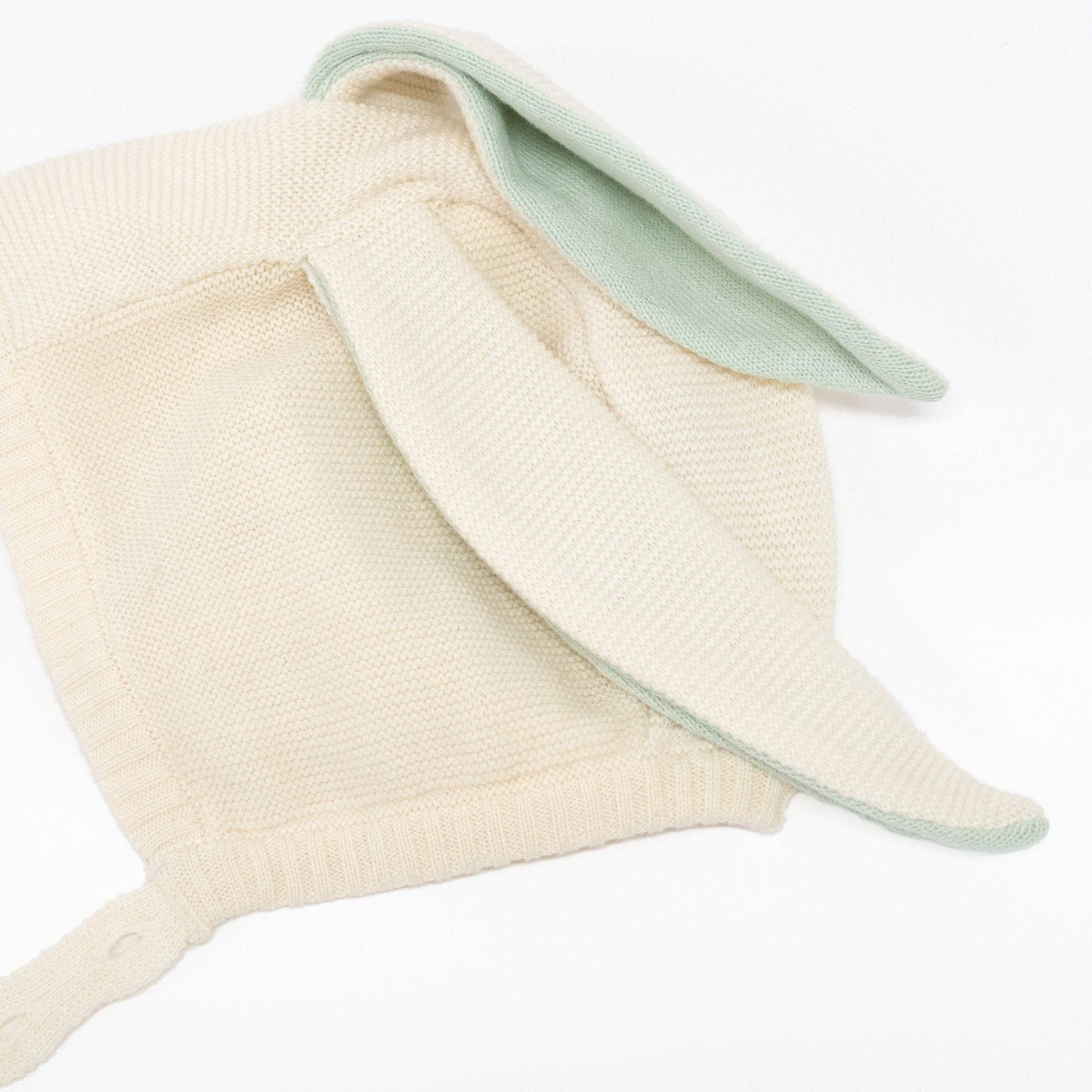 Cappellino da Coniglio Menta per Neonato