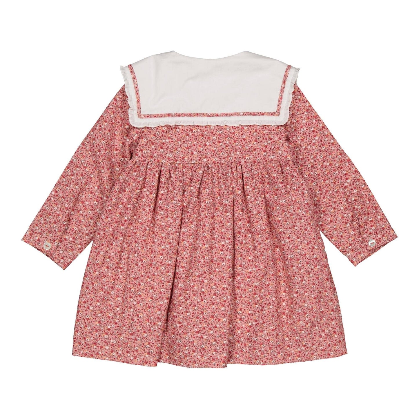 Paola, Abito, in stampa rossa Ditsy