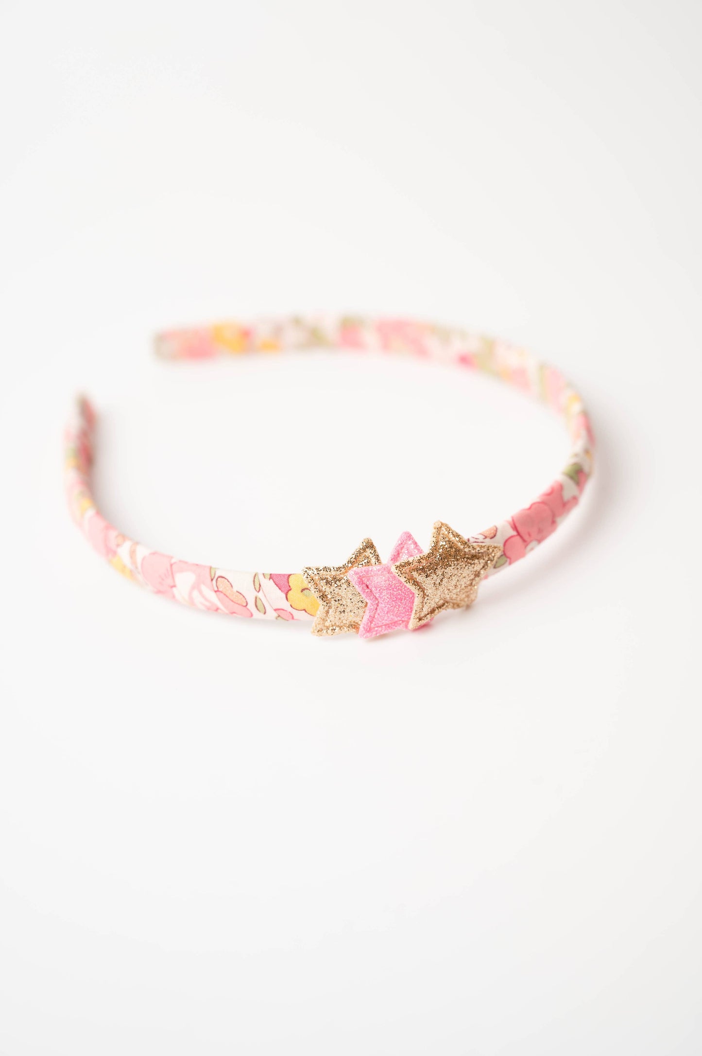 Cerchietti Liberty Betsy rosa vaniglia