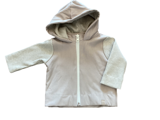 AI HOODED CARDIGAN
