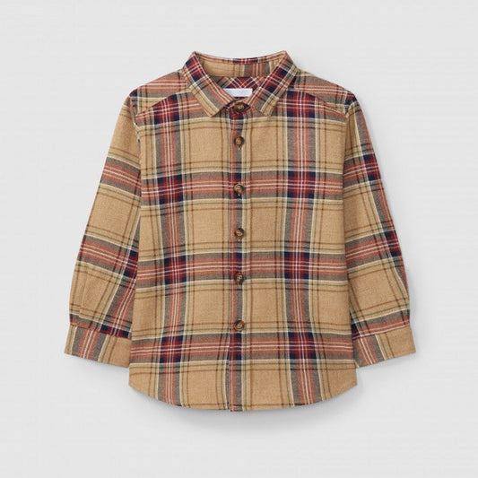 AW Checked shirt 14273 Laranjinha