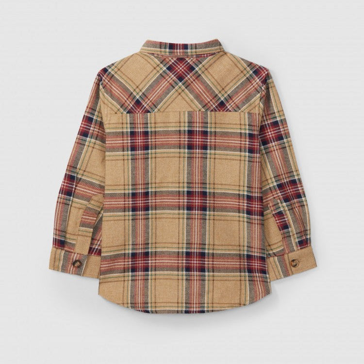 Checked shirt 14273 Laranjinha