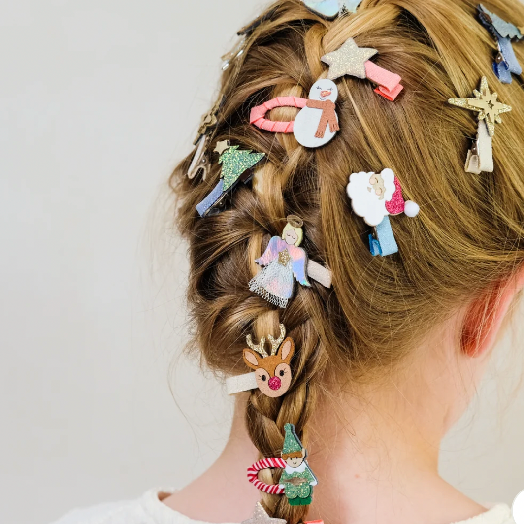 🎀AI26/27 Christmas salon hair clips M.L
