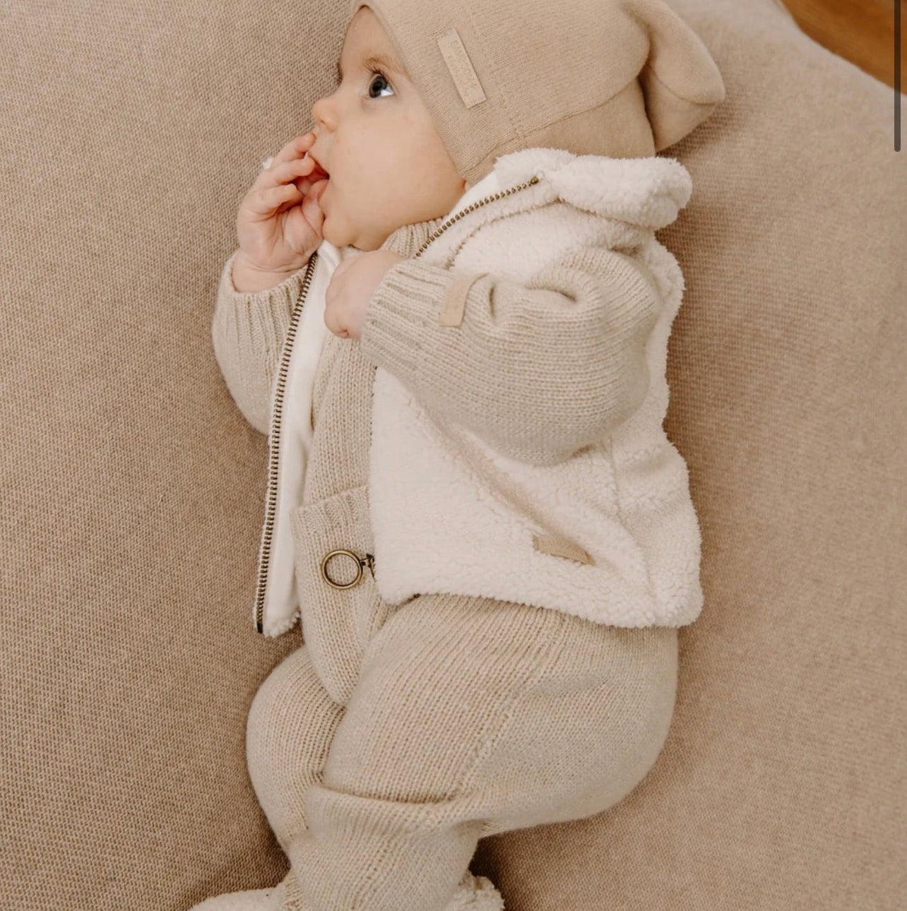 🎋AI26/27 Gilet in teddy 1222TE00084 Bamboom