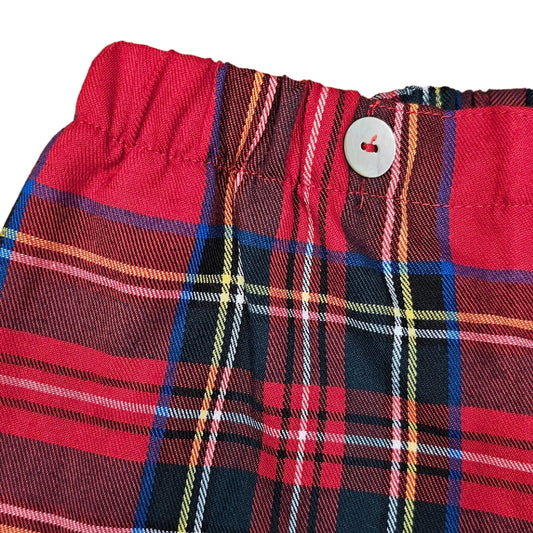 AW FCCI123CURR	CULOTTE IN TARTAN