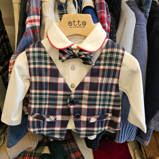 GILET TARTAN 60906