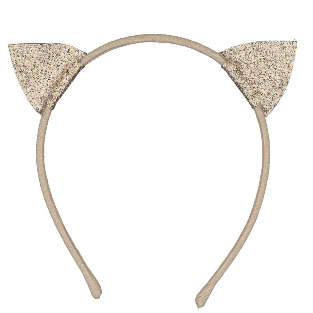 Cerchietto per capelli a forma di gatto - Oro