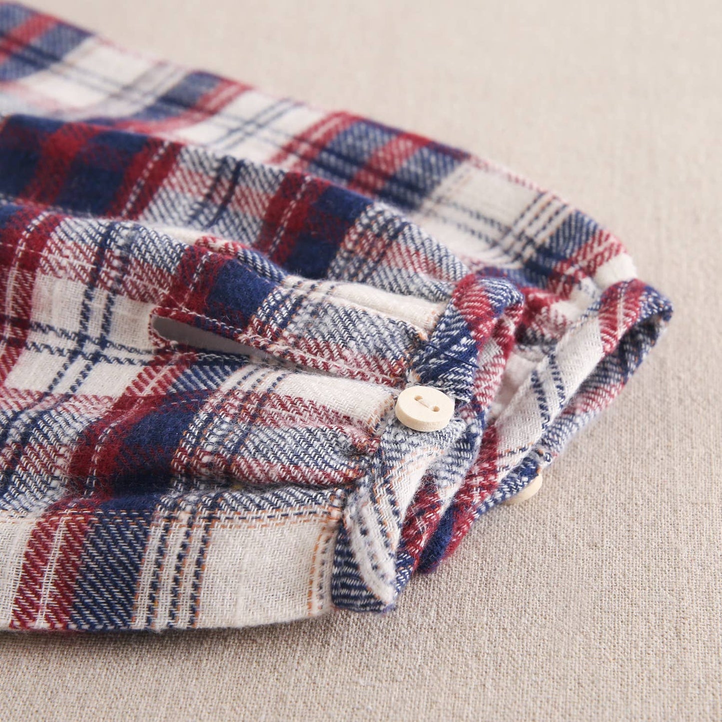 Abito in flanella scozzese blu e bordeaux 11410081-5